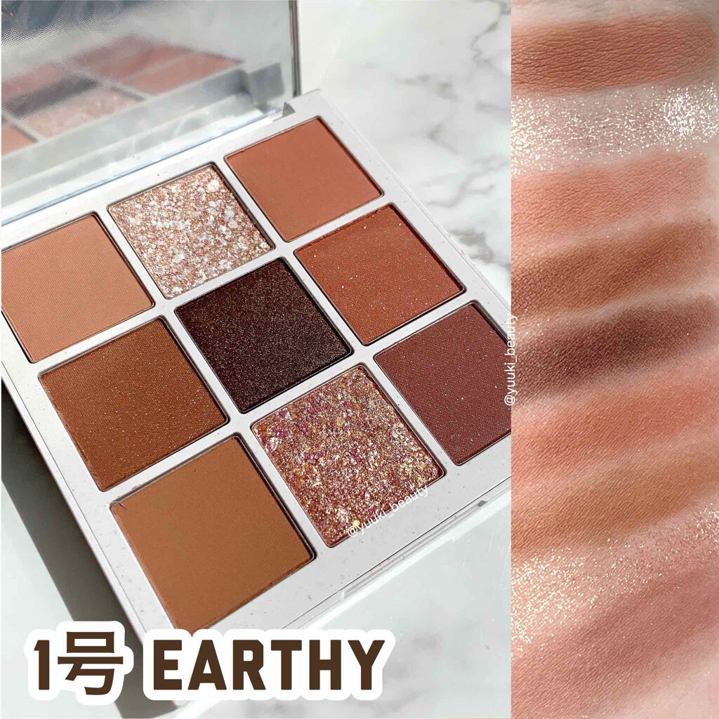 TERRAZZO Shadow palette/HOLIKA HOLIKA/アイシャドウパレットを使ったクチコミ(2枚目)