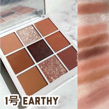 TERRAZZO Shadow palette/HOLIKA HOLIKA/アイシャドウパレットを使ったクチコミ（2枚目）