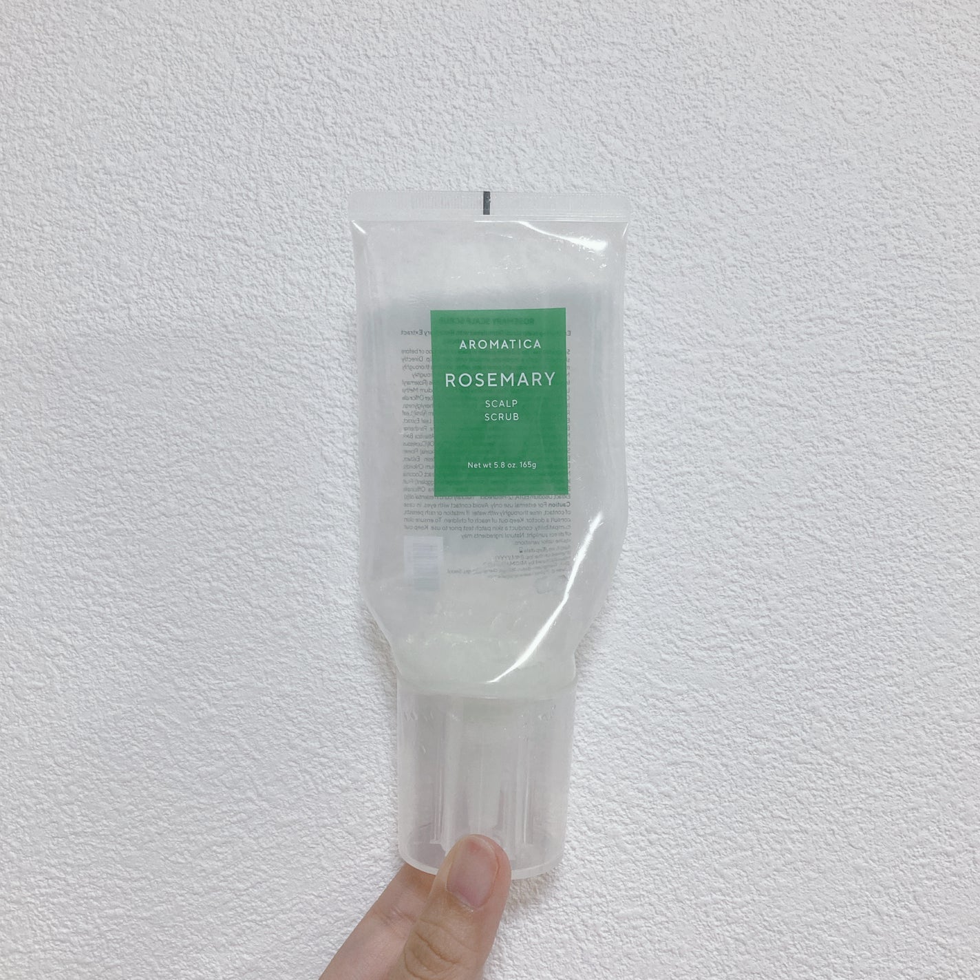 ローズマリー スカルプ スクラブ/AROMATICA/ヘッドスクラブを使ったクチコミ(1枚目)