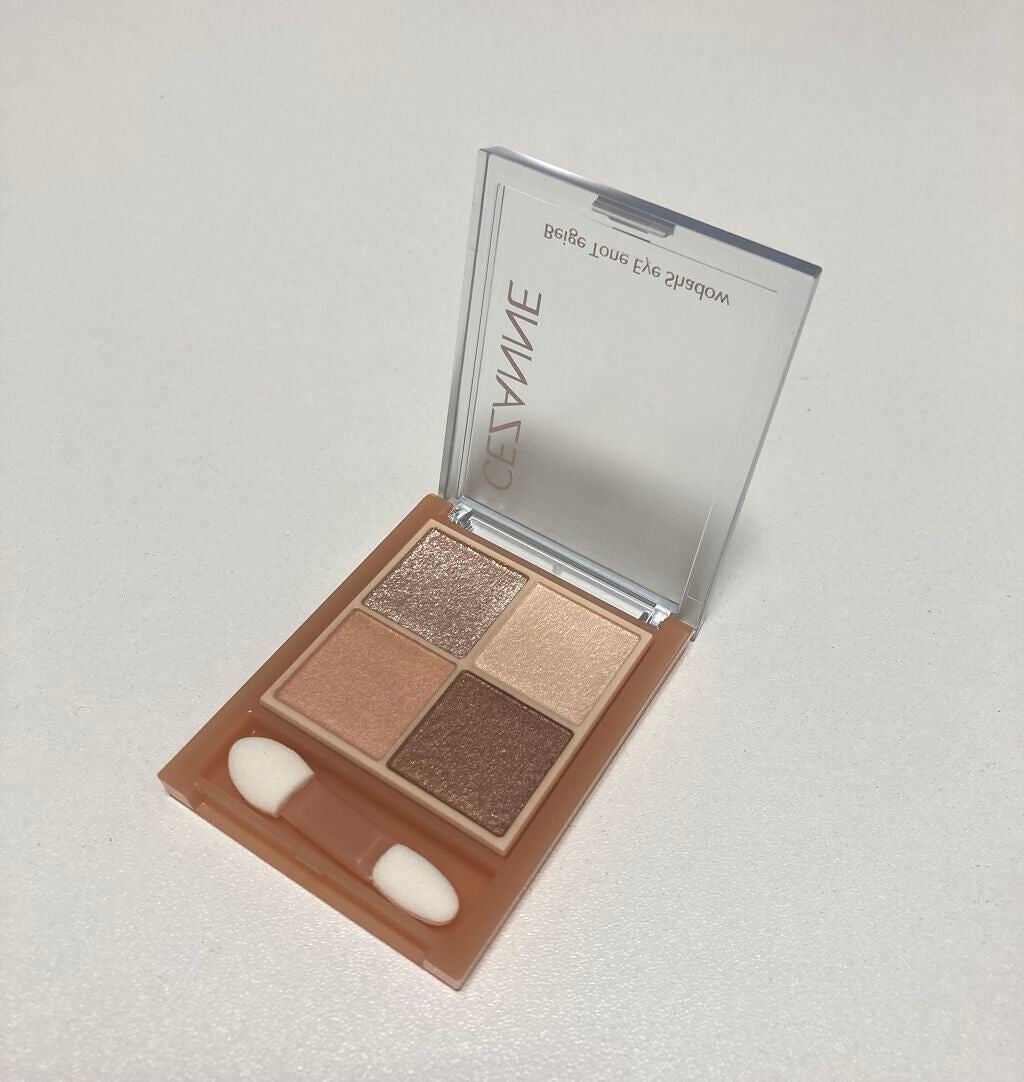 ベージュトーンアイシャドウ/CEZANNE/アイシャドウパレットを使ったクチコミ(2枚目)