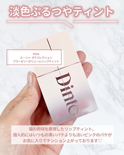 (ル・シャ ボテコレクション)ブラーゼリーボリュームリップティント/Dinto/リップティントを使ったクチコミ(2枚目)