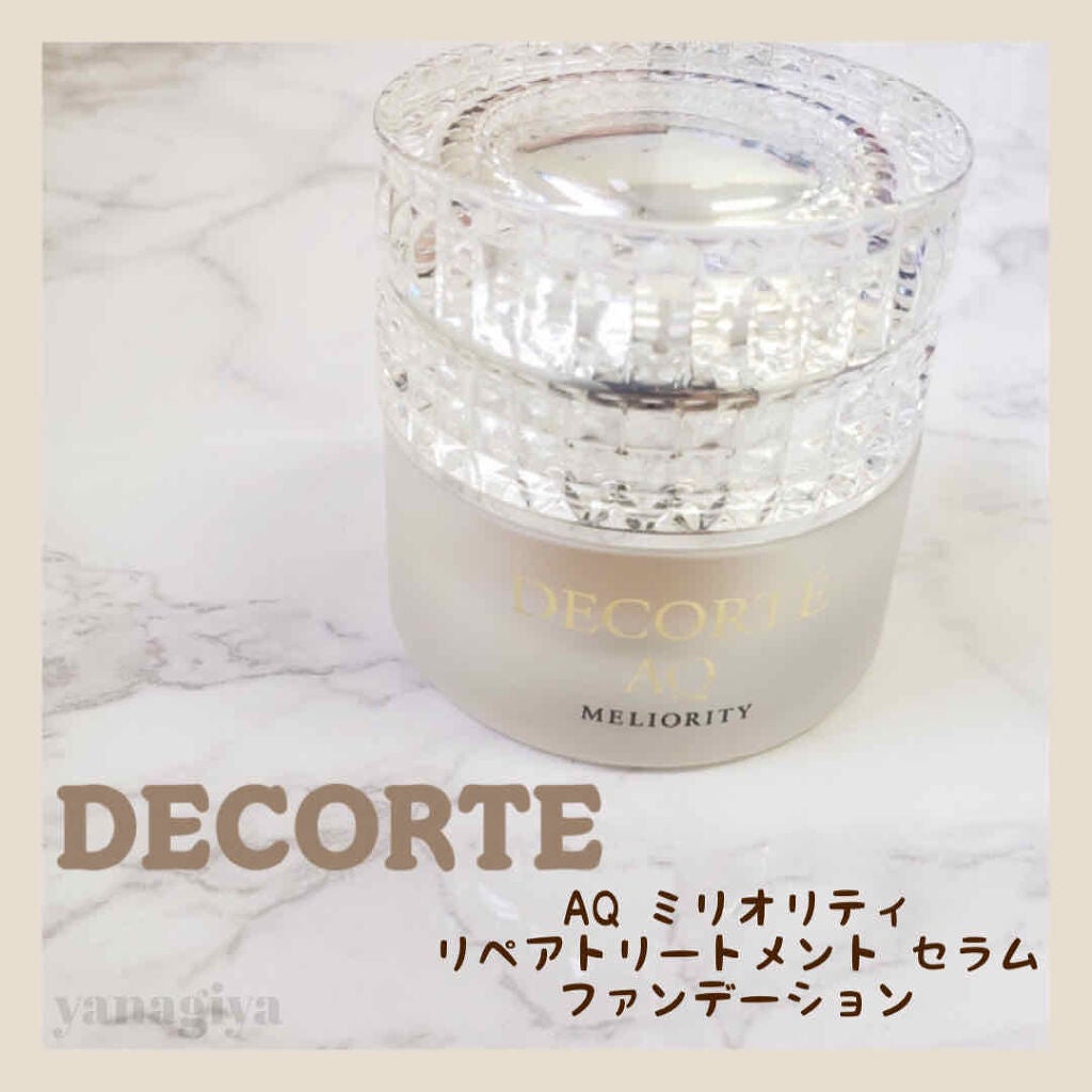 AQ ミリオリティ リペアトリートメントセラムファンデーション/DECORTÉ/リキッドファンデーションを使ったクチコミ(1枚目)