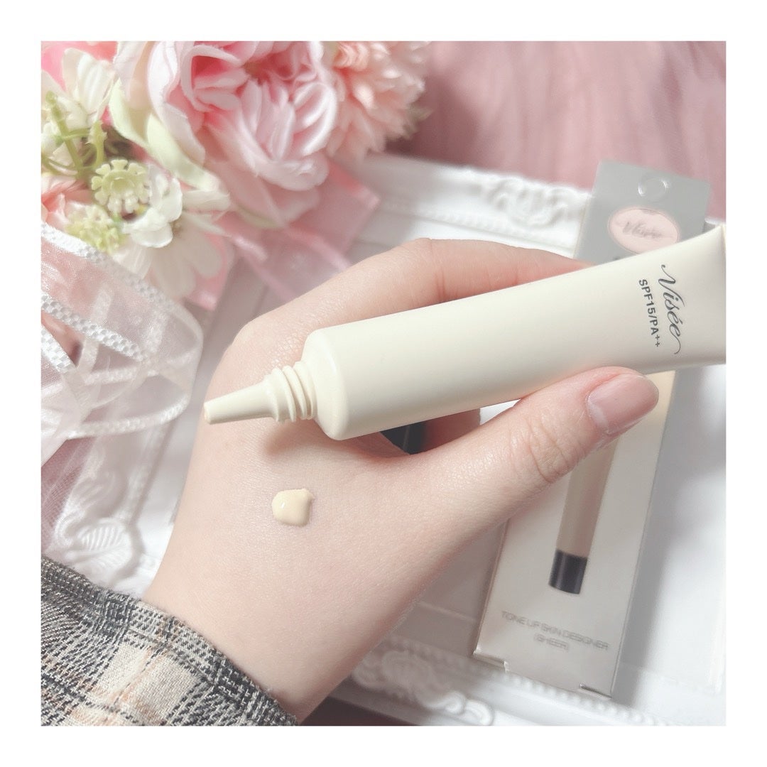 トーンアップ スキン デザイナー/Visée/化粧下地を使ったクチコミ(3枚目)