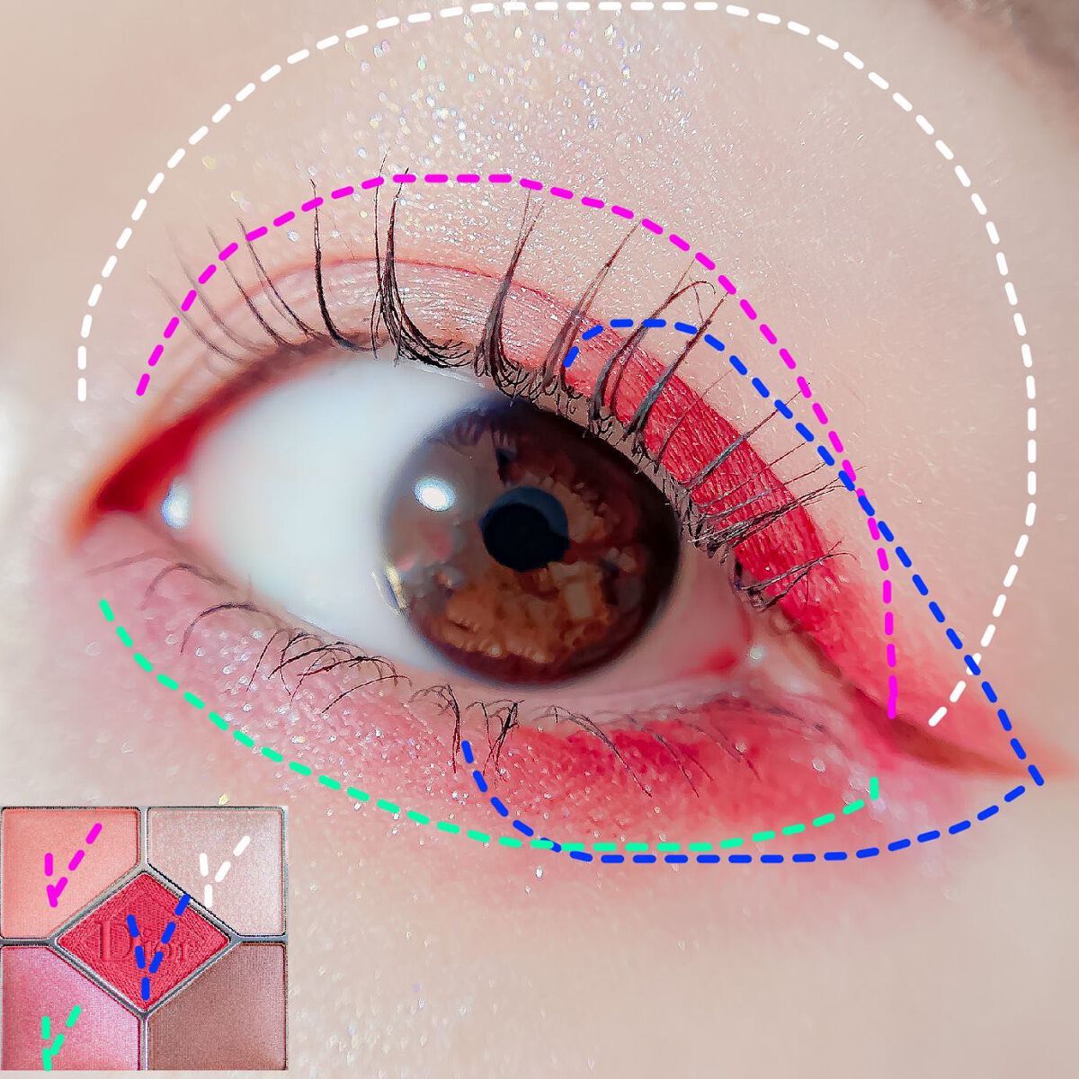 【旧】サンク クルール クチュール/Dior/アイシャドウパレットを使ったクチコミ(2枚目)