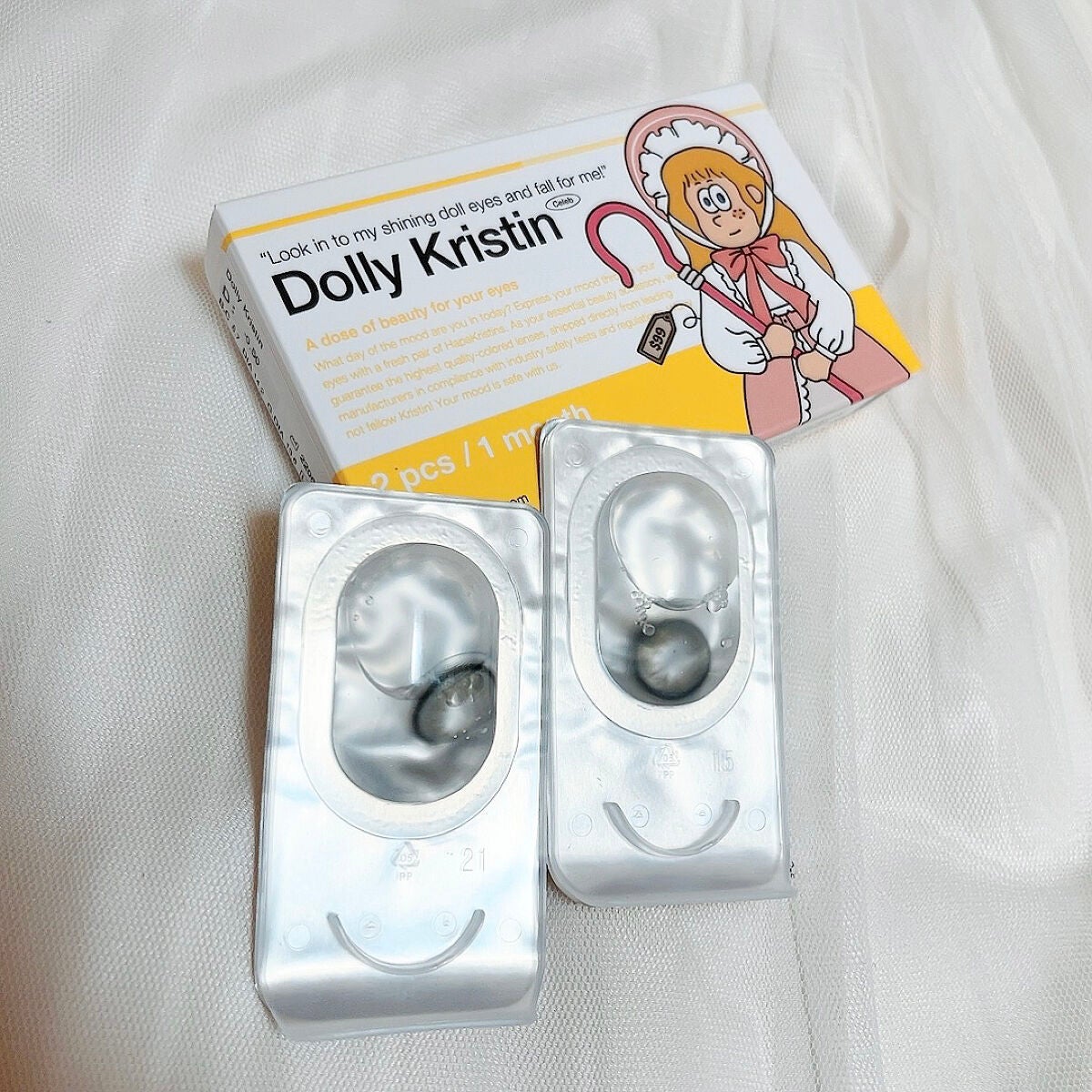 Dolly Kristin 1month/Hapa kristin/1ヶ月(1MONTH)カラコンを使ったクチコミ(2枚目)