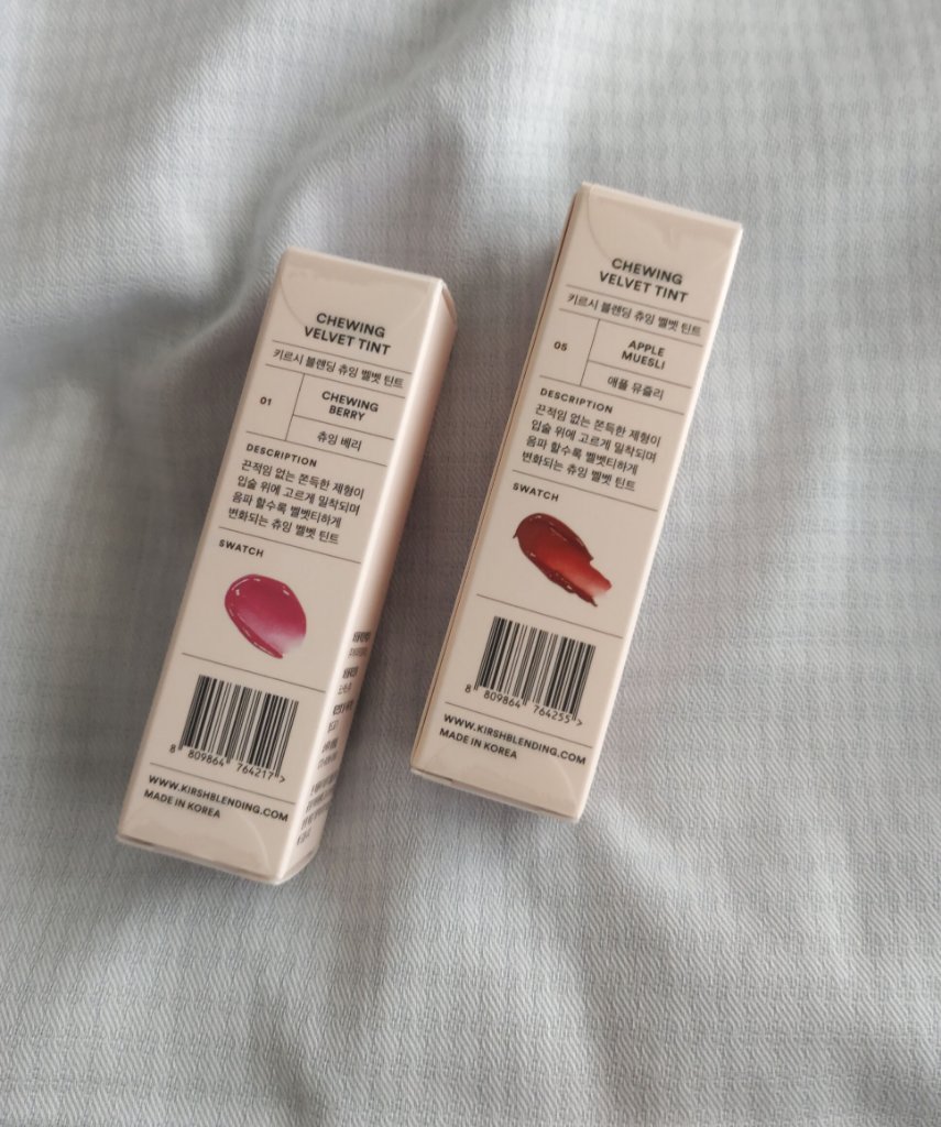 チューインガムベルベットティント/KIRSH(キルシー)/リップティントを使ったクチコミ（2枚目）