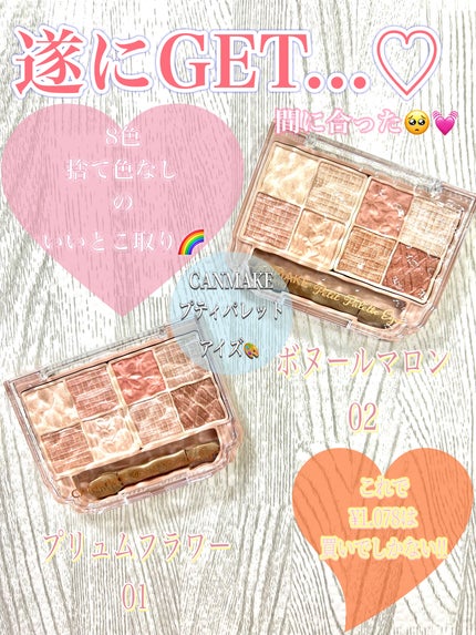 プティパレットアイズ/キャンメイク/パウダーアイシャドウを使ったクチコミ(1枚目)