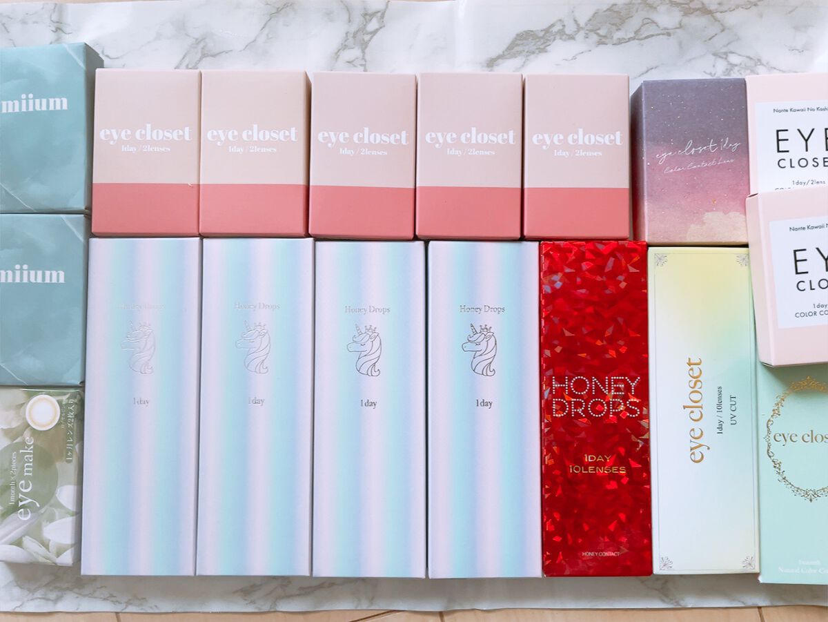 三太郎の母 on LIPS 「⭐️カラコン⭐️ホテラバの福袋を購入しました✨10箱以上で60..」(1枚目)