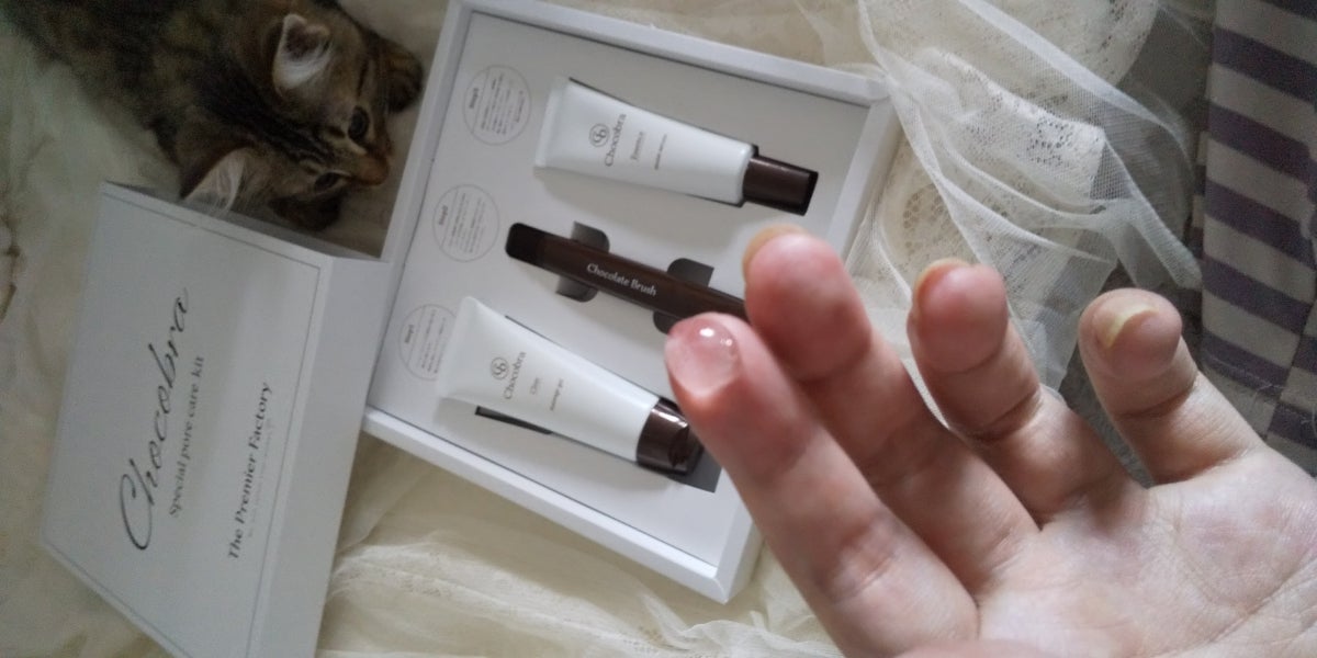 チョコブラ スペシャル毛穴ケアセット/Chocobra/スキンケアキットを使ったクチコミ(2枚目)