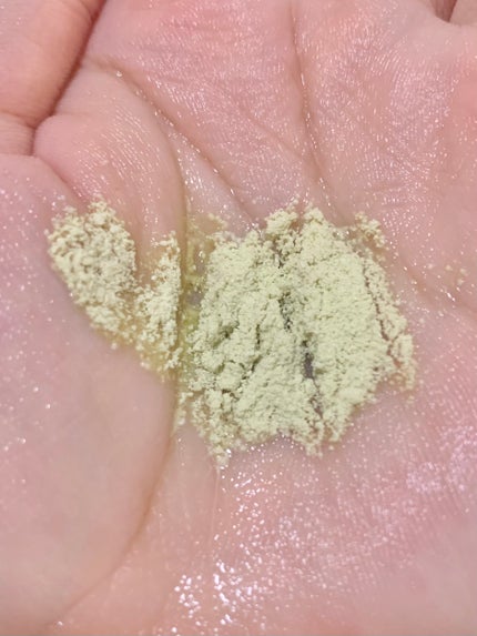 グリーンティー&エンザイムパウダーウォッシュ/By Wishtrend/洗顔パウダーを使ったクチコミ(2枚目)