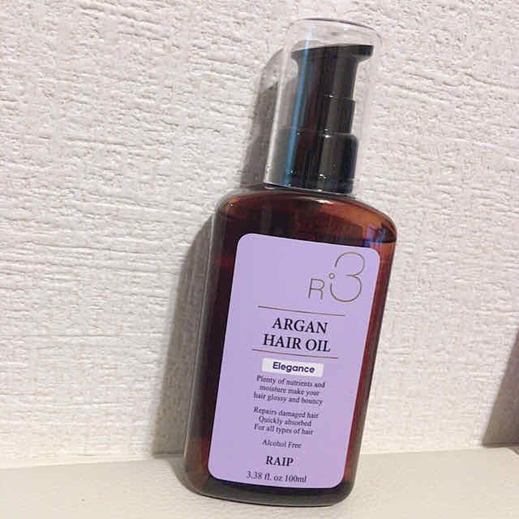 ライプ R3 アルガン ヘアオイル/RAIP/ヘアオイルを使ったクチコミ（1枚目）