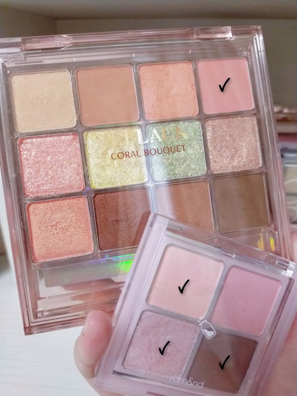 ベターザンアイズ ミルクシリーズ/rom&nd/アイシャドウパレットを使ったクチコミ（1枚目）