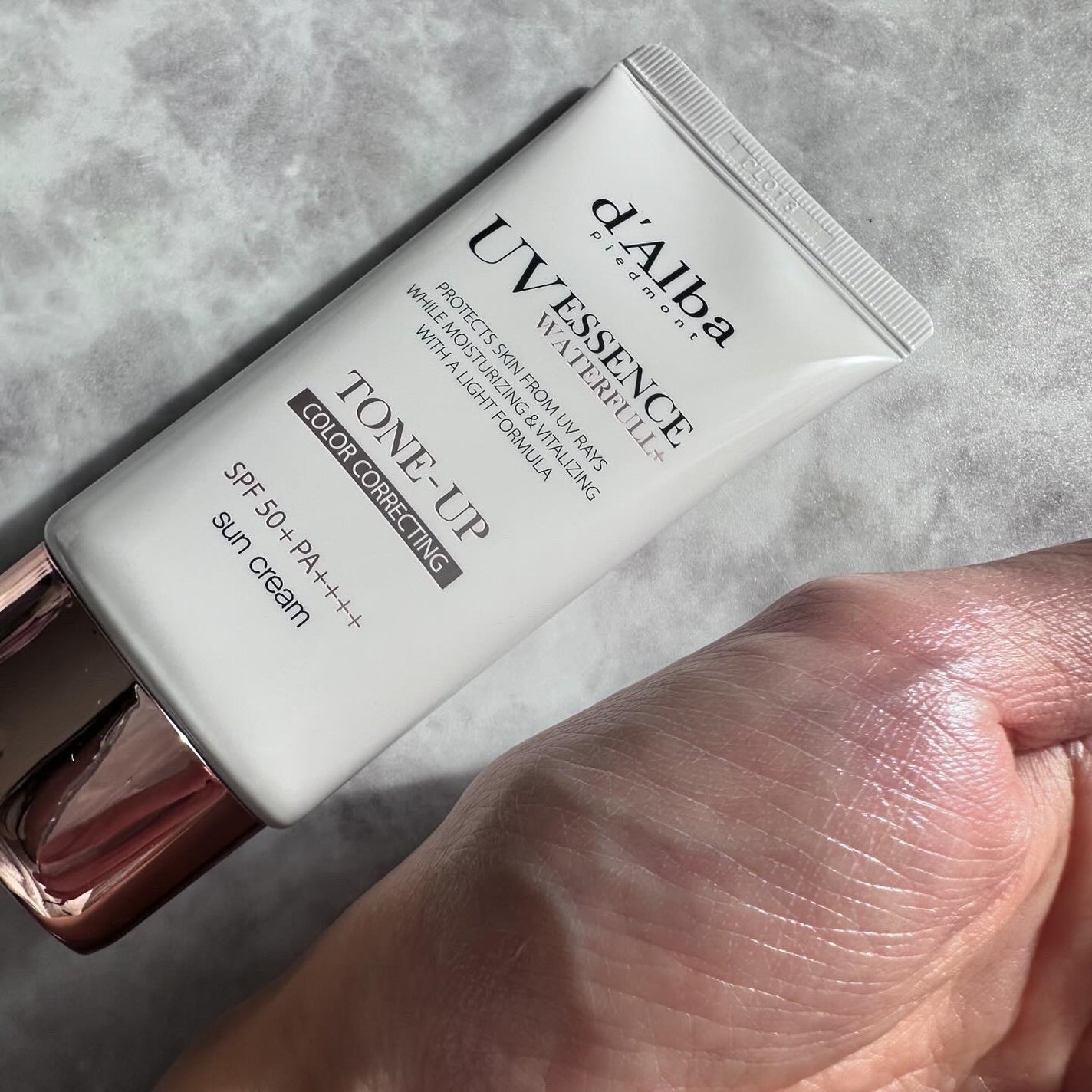 ウォータフルトーンアップサンクリーム/ダルバ/日焼け止めクリームを使ったクチコミ(5枚目)