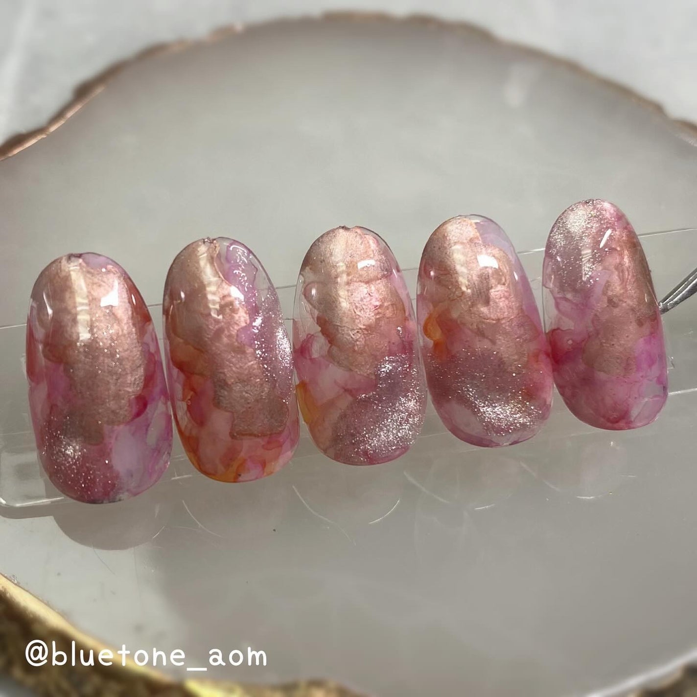 ⋆͛🦖⋆͛aomi on LIPS 「pinknuance…♡マグちゃん仕込んだりしてインクで遊びま..」(4枚目)