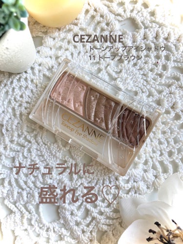 トーンアップアイシャドウ/CEZANNE/パウダーアイシャドウを使ったクチコミ（2枚目）