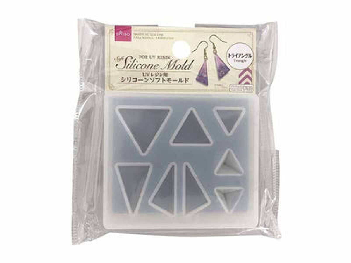 UVレジン用 シリコーンソフトモールド トライアングル