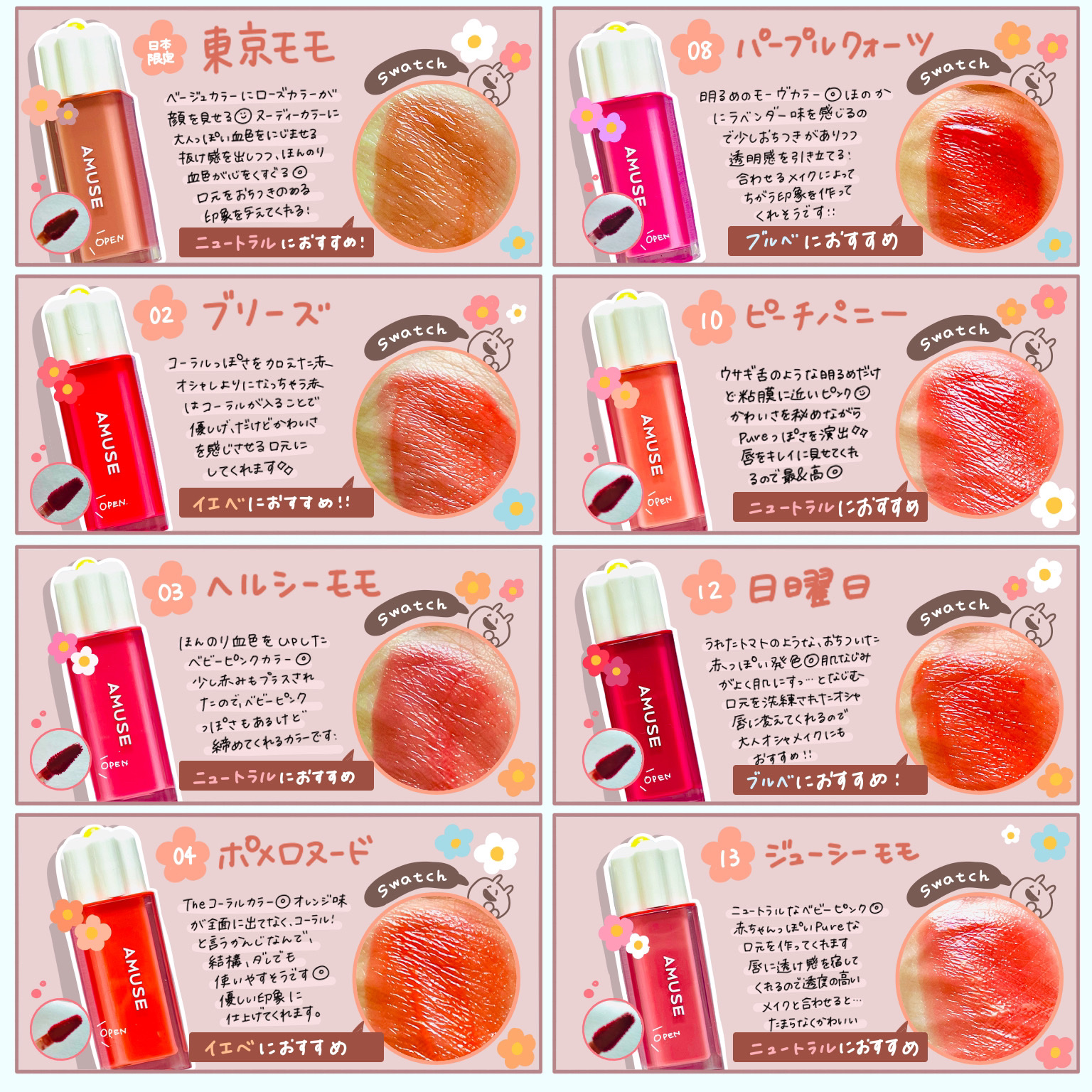 デューティント/AMUSE/リップティントを使ったクチコミ（2枚目）