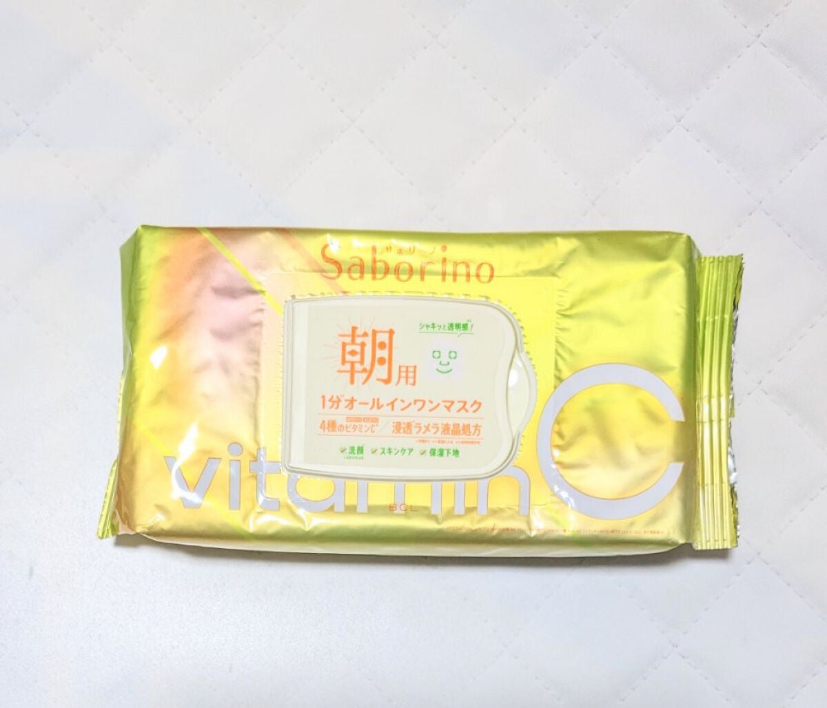 目ざまシート ビタットC/サボリーノ/シートマスク・パックを使ったクチコミ(3枚目)