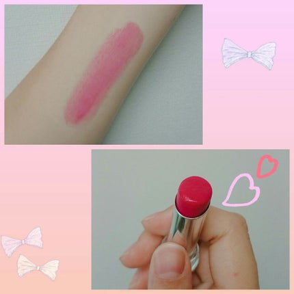 ラスティンググロスリップ/CEZANNE/口紅を使ったクチコミ(2枚目)