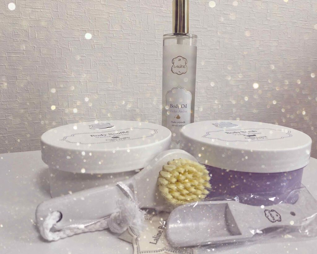 ボディオイル バイオレットアンバー/Laline/ボディオイルを使ったクチコミ（1枚目）