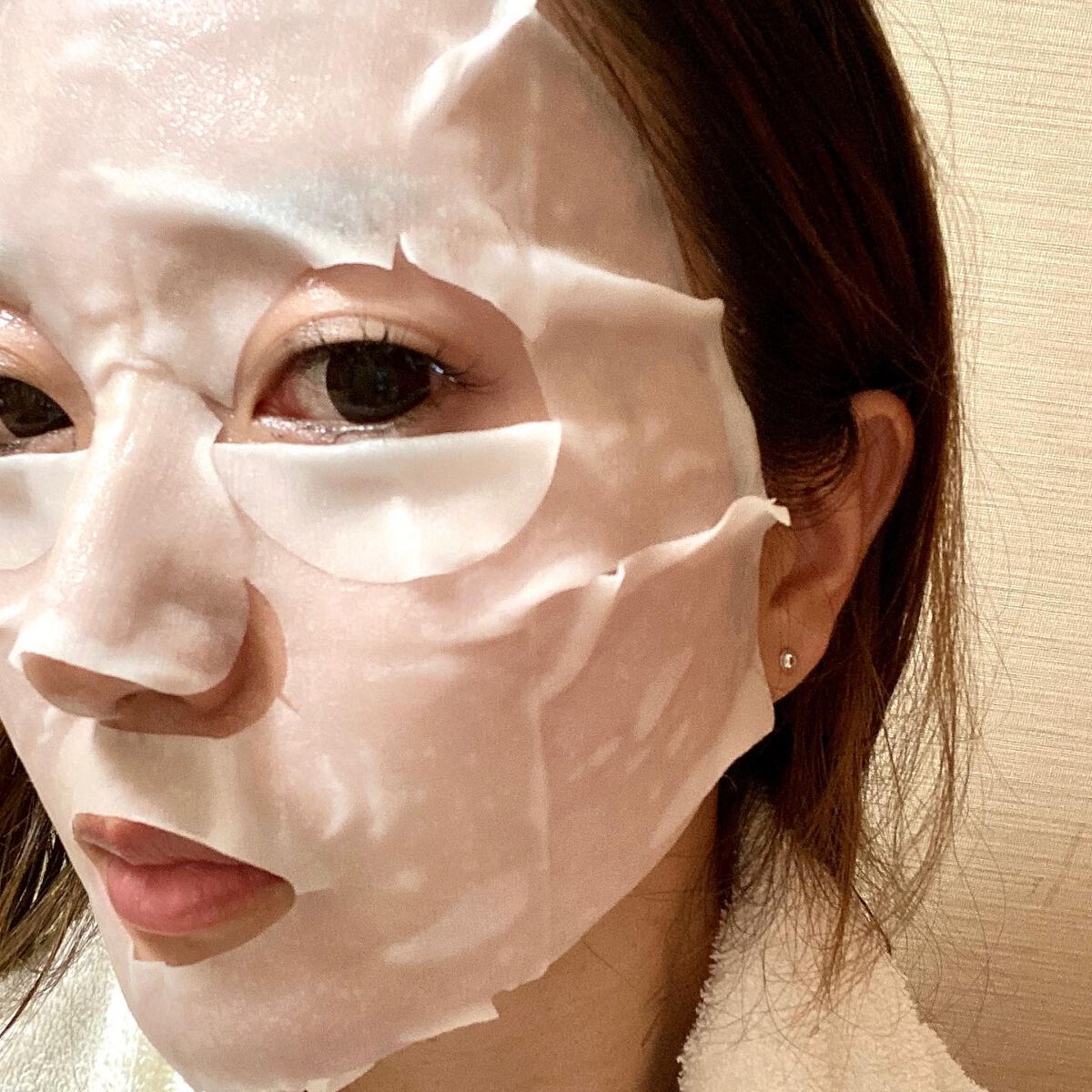 エリクシール ホワイト クリアエフェクトマスク/エリクシール/スキンケアキットを使ったクチコミ(4枚目)