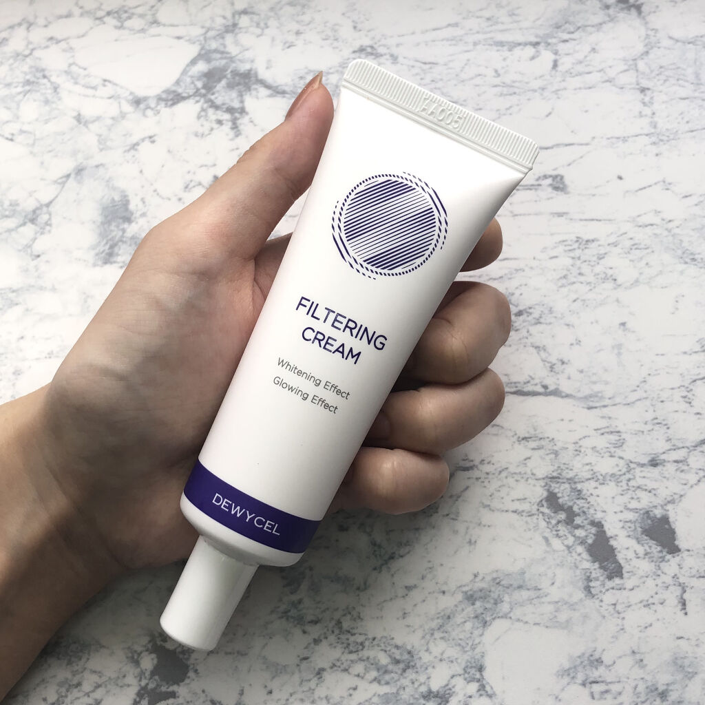 フィルタリングクリーム/DEWYCEL/日焼け止めクリームを使ったクチコミ（1枚目）