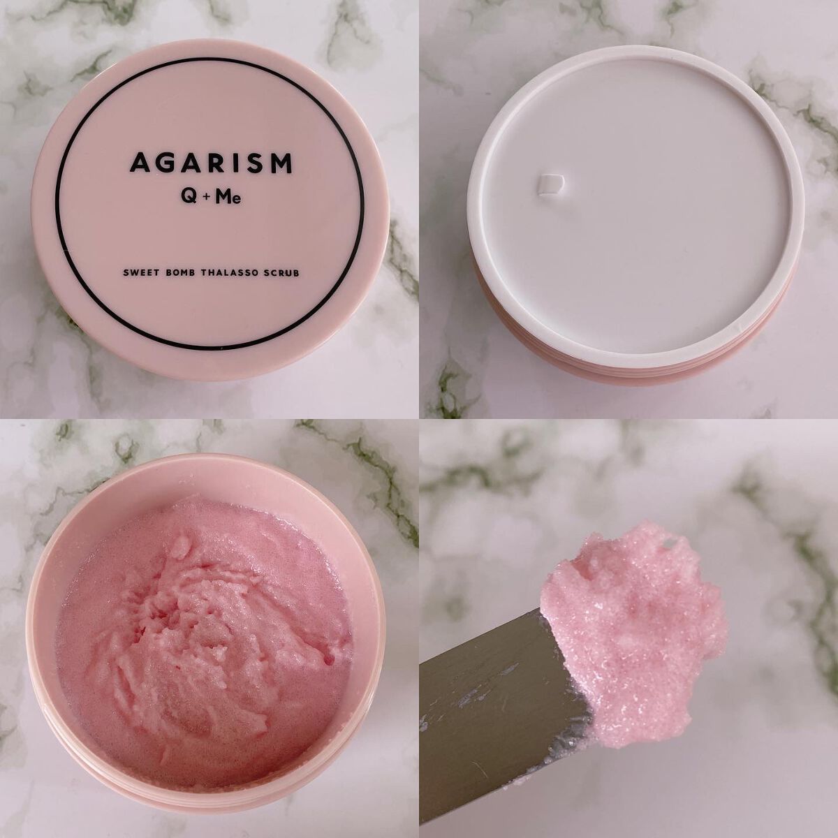 Q+Me スウィート ボム タラソ スクラブ/AGARISM/バスト・ヒップケアを使ったクチコミ(2枚目)