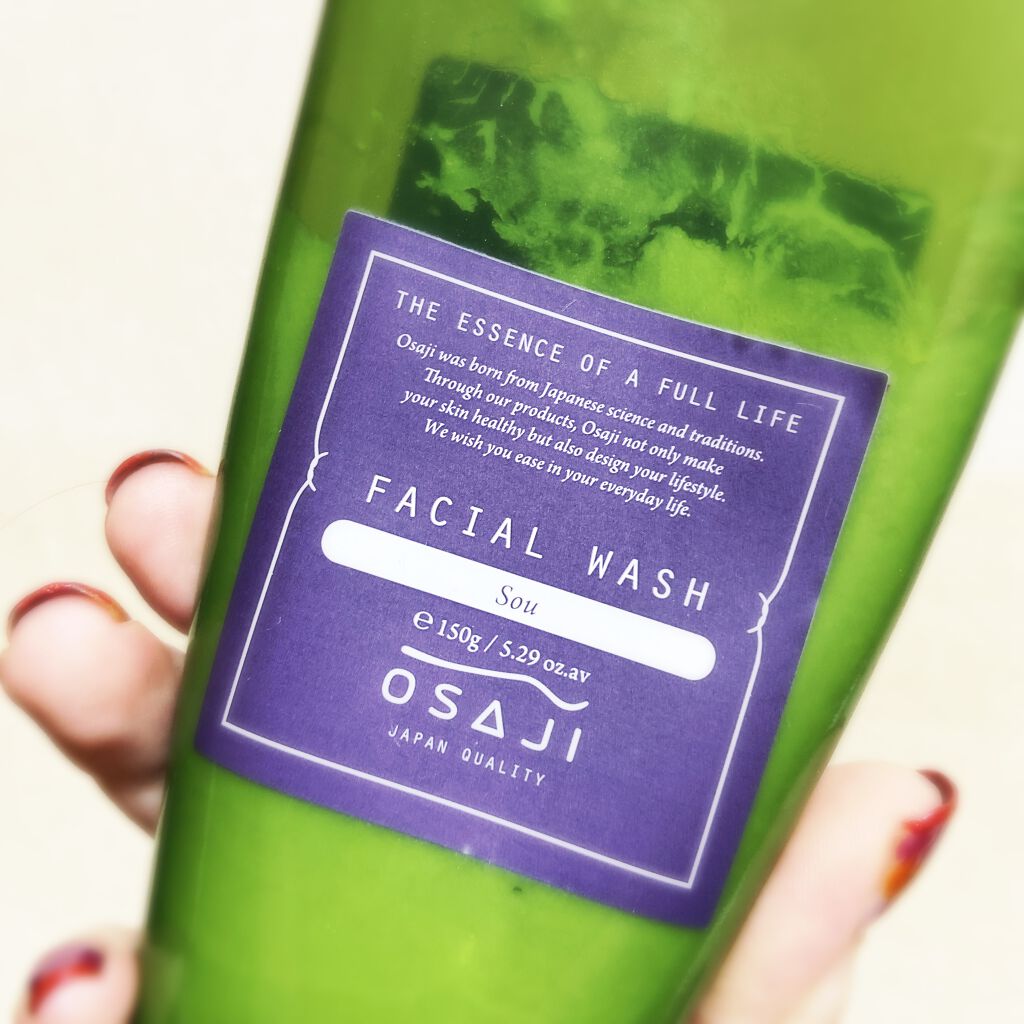 フェイシャルウォッシュ/OSAJI/洗顔フォームを使ったクチコミ（2枚目）
