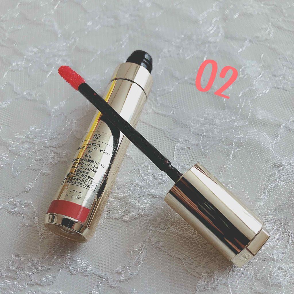 エレガンス リクイッド ルージュ ビジュー/Elégance/口紅を使ったクチコミ（2枚目）