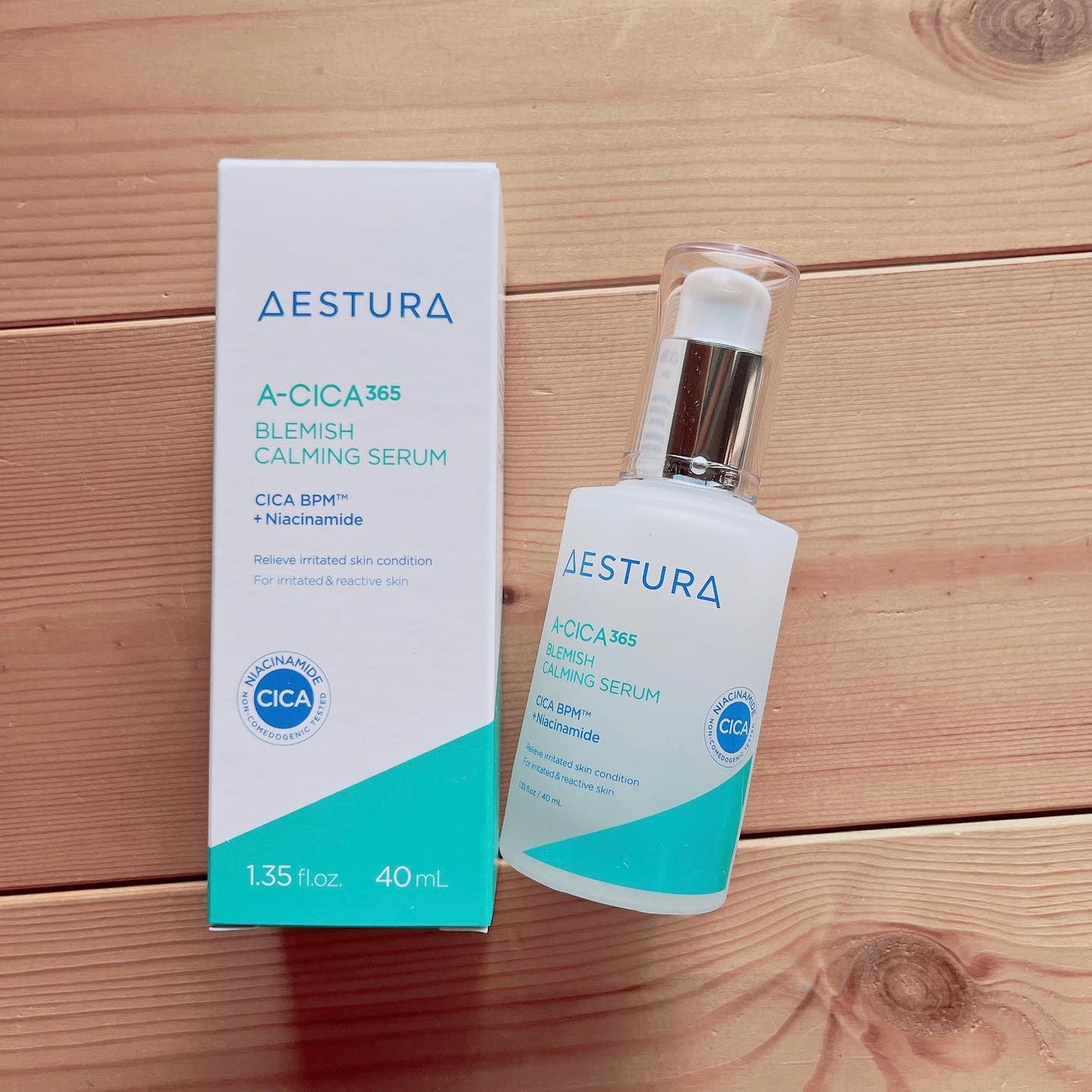 エイシカ365 ブレミッシュカーミングセラム/AESTURA/美容液を使ったクチコミ(2枚目)