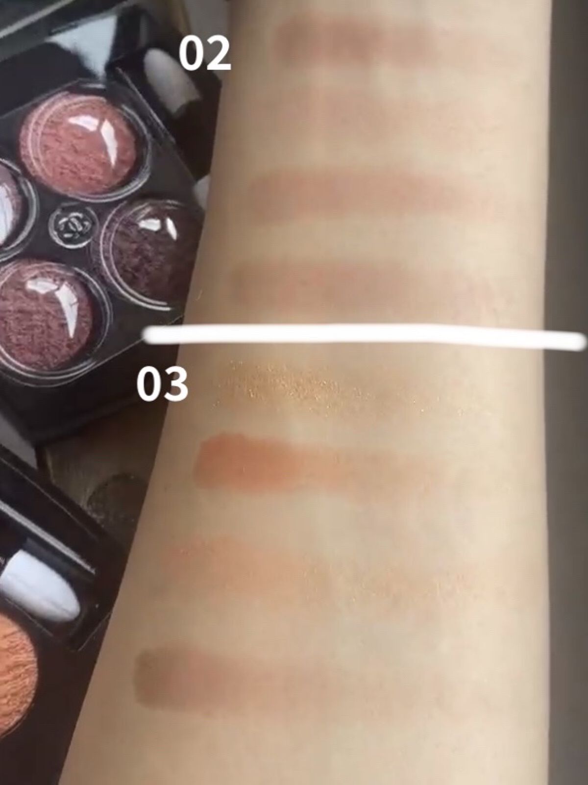 レ キャトル オンブル ツイード/CHANEL/アイシャドウパレットを使ったクチコミ（3枚目）