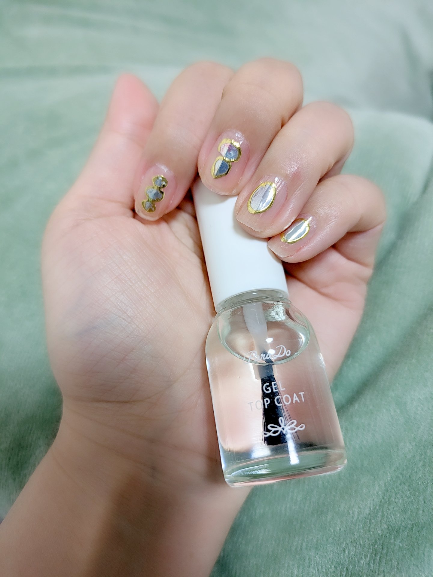 ジェルトップコート/パラドゥ/ジェルネイルを使ったクチコミ（1枚目）