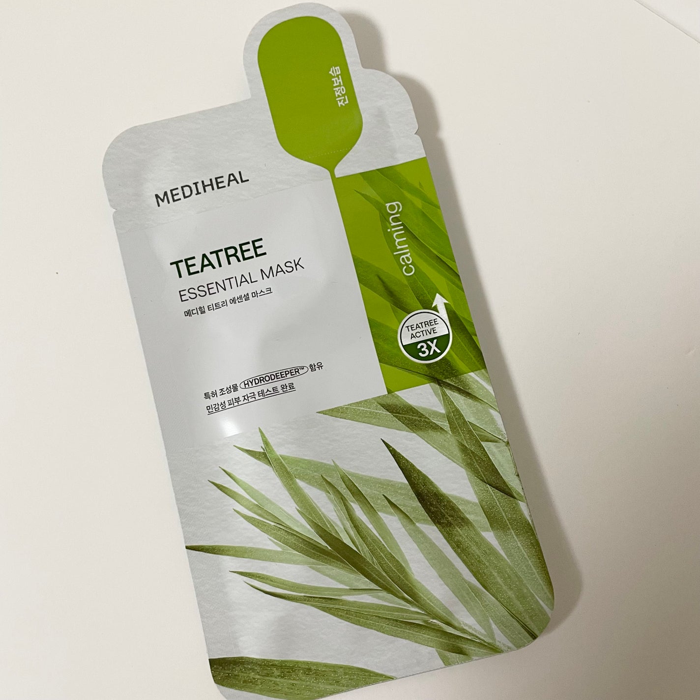 ティーツリー エッセンシャルマスクカーミングモイスチャー/MEDIHEAL/シートマスク・パックを使ったクチコミ(1枚目)