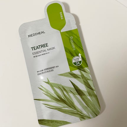 ティーツリー エッセンシャルマスクカーミングモイスチャー/MEDIHEAL/シートマスク・パックを使ったクチコミ(1枚目)