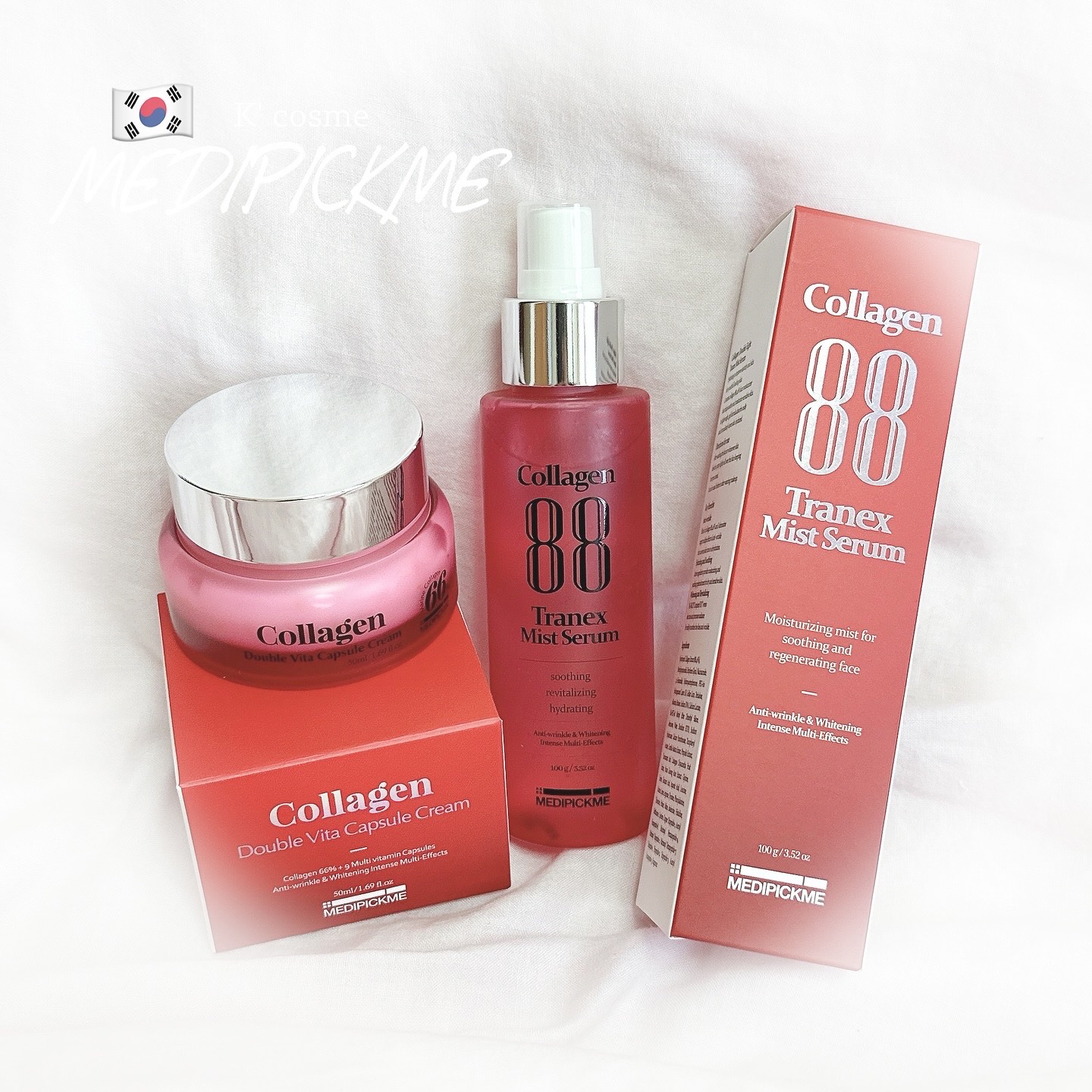 コラーゲンダブルビタカプセルクリーム/MEDIPICKME/フェイスクリームを使ったクチコミ（2枚目）