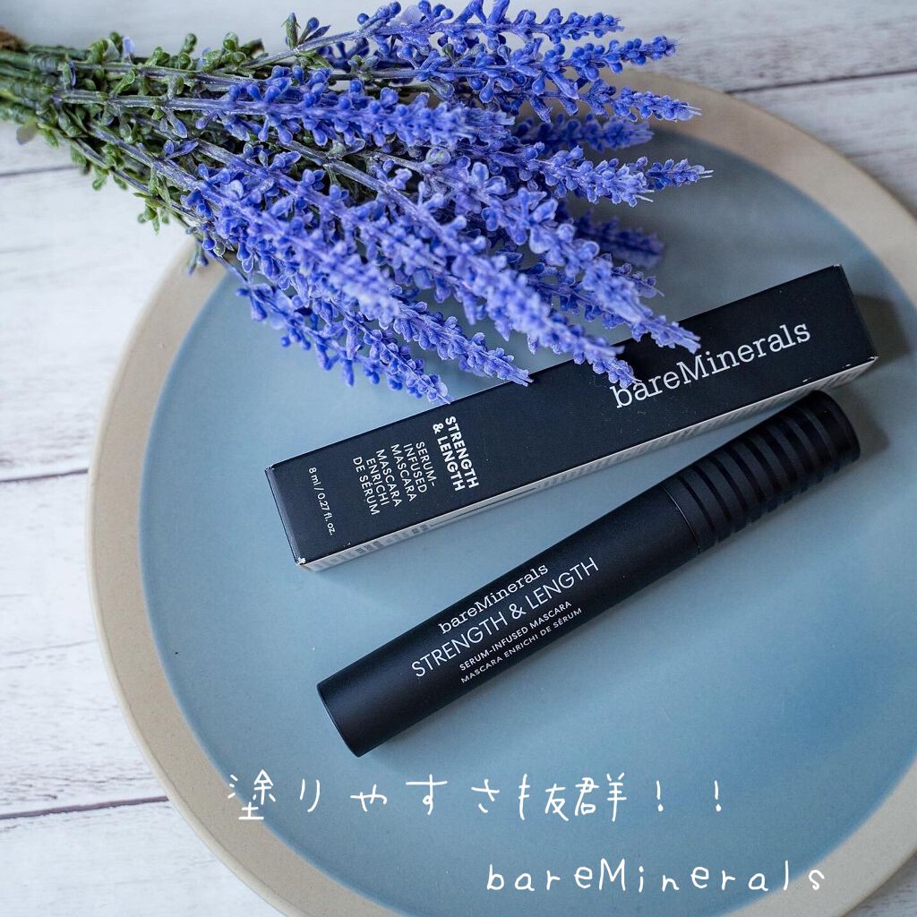 ストレングス & レングス セラム インフューズド マスカラ/bareMinerals/マスカラを使ったクチコミ(1枚目)