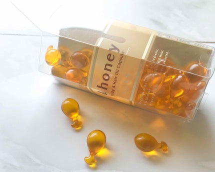 ボディ&ヘア オイルカプセル 3.5/&honey/ヘアオイルを使ったクチコミ(2枚目)