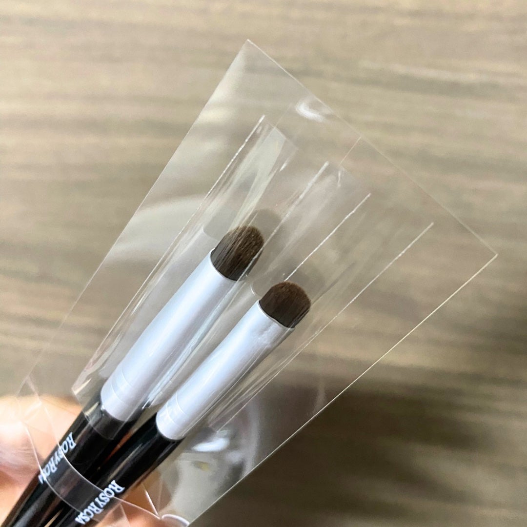 ポイントメイクアップブラシセット/ロージーローザ/メイクブラシを使ったクチコミ(3枚目)