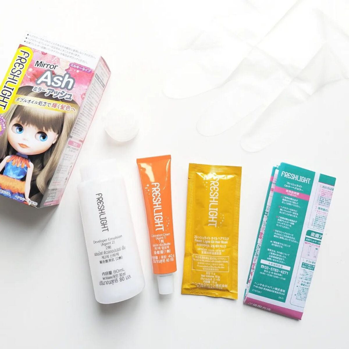 ミルキーヘアカラー/フレッシュライト/ヘアカラーを使ったクチコミ(5枚目)