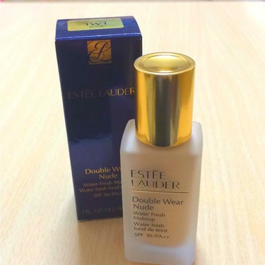 ダブル ウェア ヌード ウォーター フレッシュ メークアップ 17 ボーン/ESTEE LAUDER/リキッドファンデーションを使ったクチコミ（1枚目）