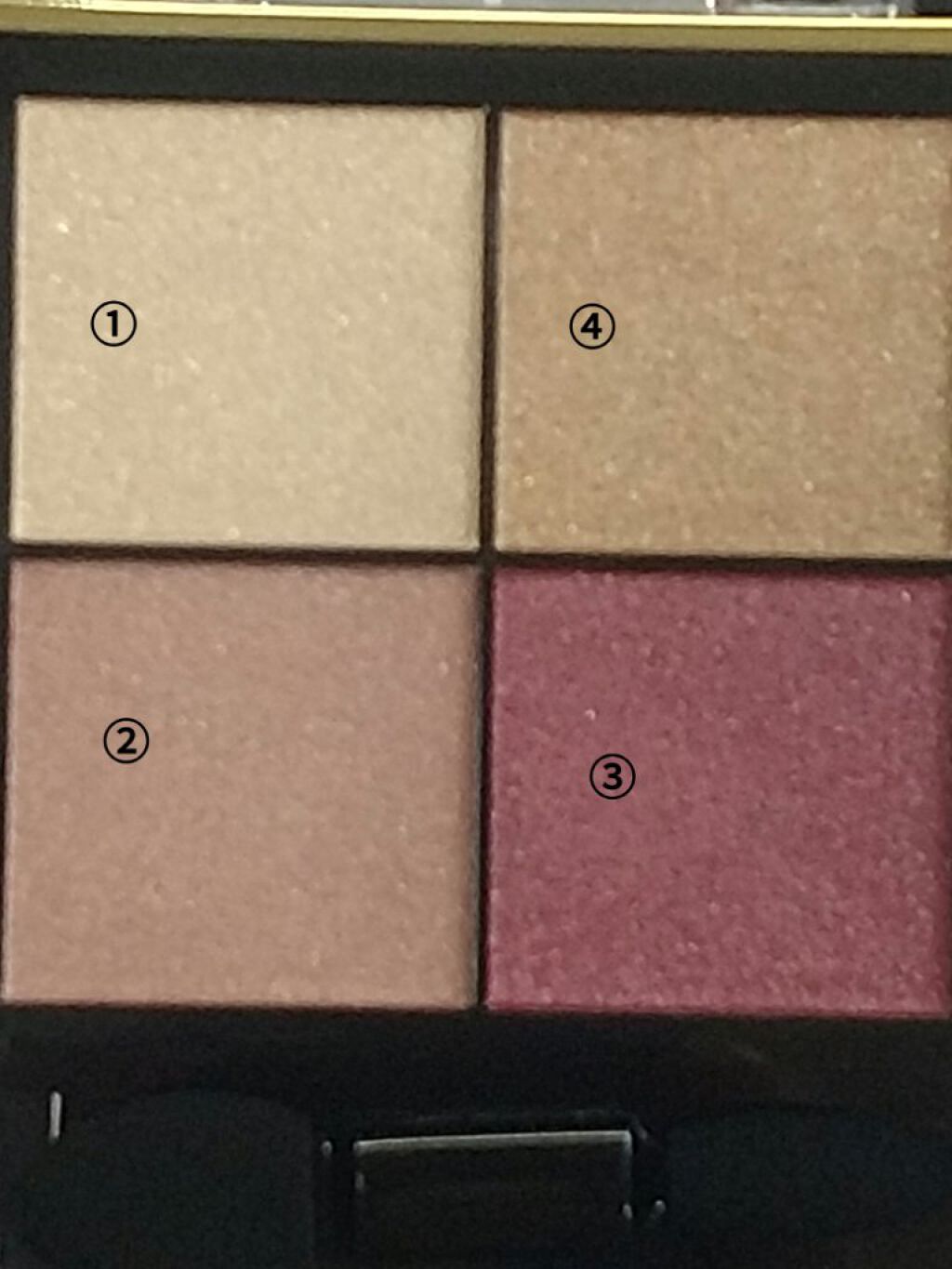 リアルクローズシャドウ/excel/アイシャドウパレットを使ったクチコミ（2枚目）