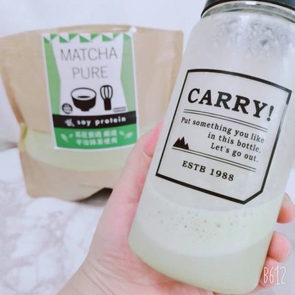 MATCHA PURE(プロテインパウダー)/ピュアパートナー/ソイプロテインを使ったクチコミ(3枚目)
