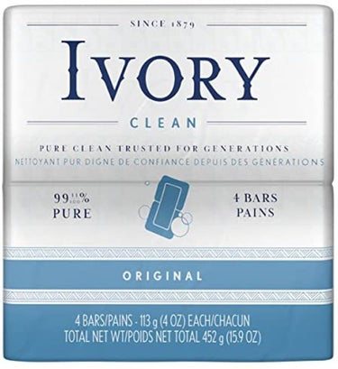 P&G Ivory Bar soap(アイボリー石鹸)ホワイト IVORY(アイボリー)