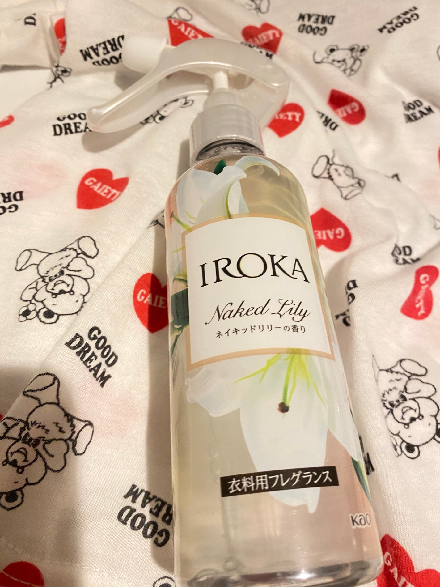 衣料用フレグランス ミスト ネイキッドリリー/IROKA/ファブリックミストを使ったクチコミ(1枚目)