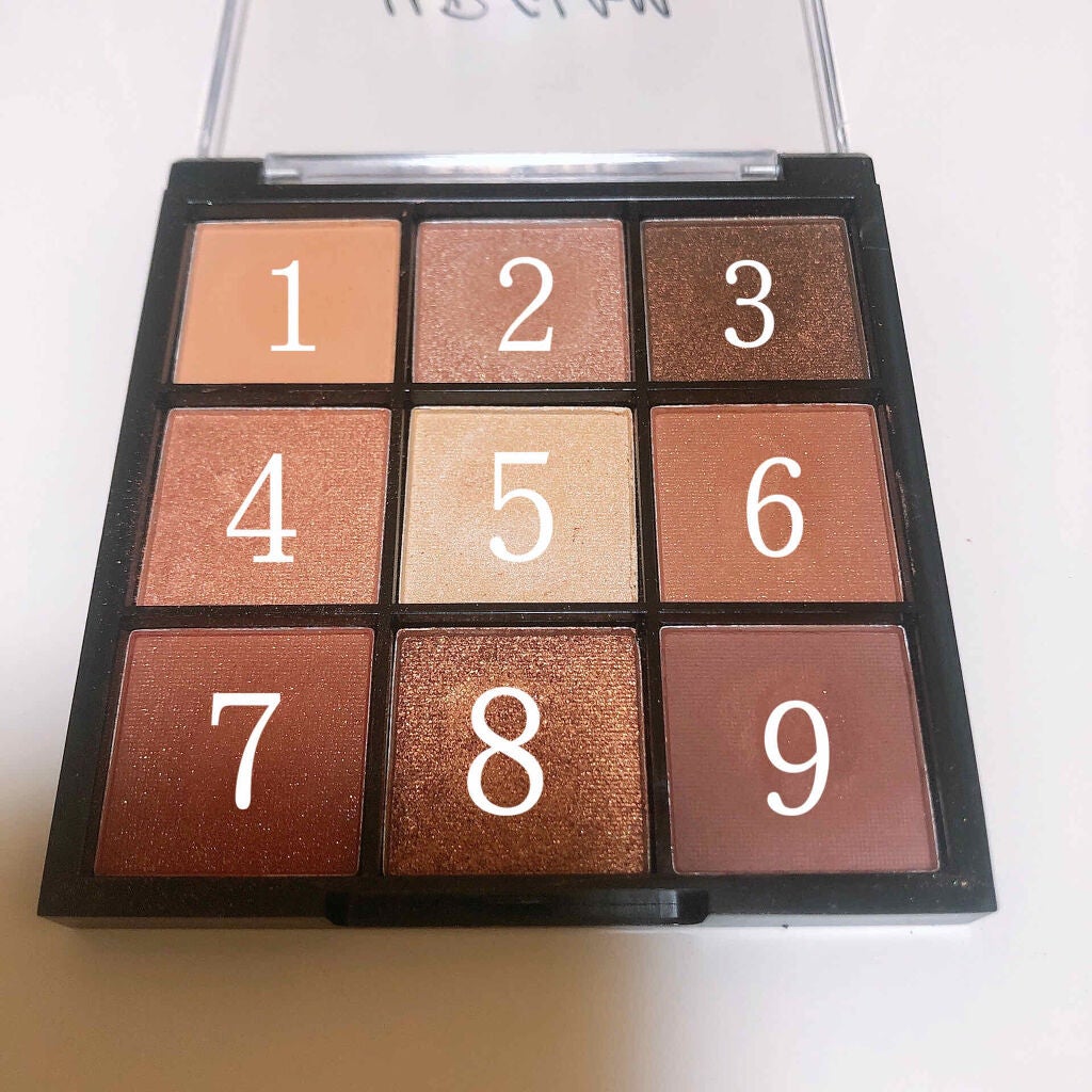 UR GLAM BLOOMING EYE COLOR PALETTE/U R GLAM/アイシャドウパレットを使ったクチコミ(2枚目)