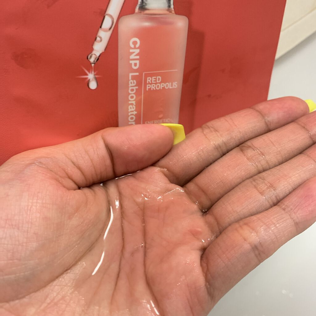 Red Propolis Ampule Mask/CNP Laboratory/シートマスク・パックを使ったクチコミ(4枚目)