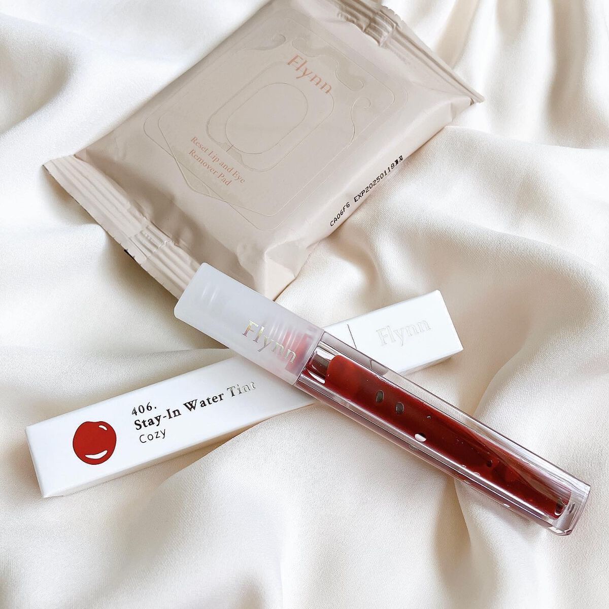 ステイインウォーターティント 406 コージ/Flynn/リップティントを使ったクチコミ（1枚目）
