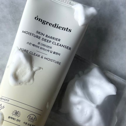 スキンバリアモイスチャーディープクレンザー /Ongredients/洗顔フォームを使ったクチコミ(5枚目)