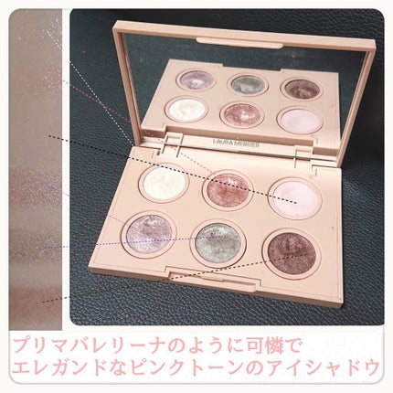 プリマ バレリーナ ミニ アイシャドウ パレット/ローラ メルシエ/アイシャドウパレットを使ったクチコミ(2枚目)