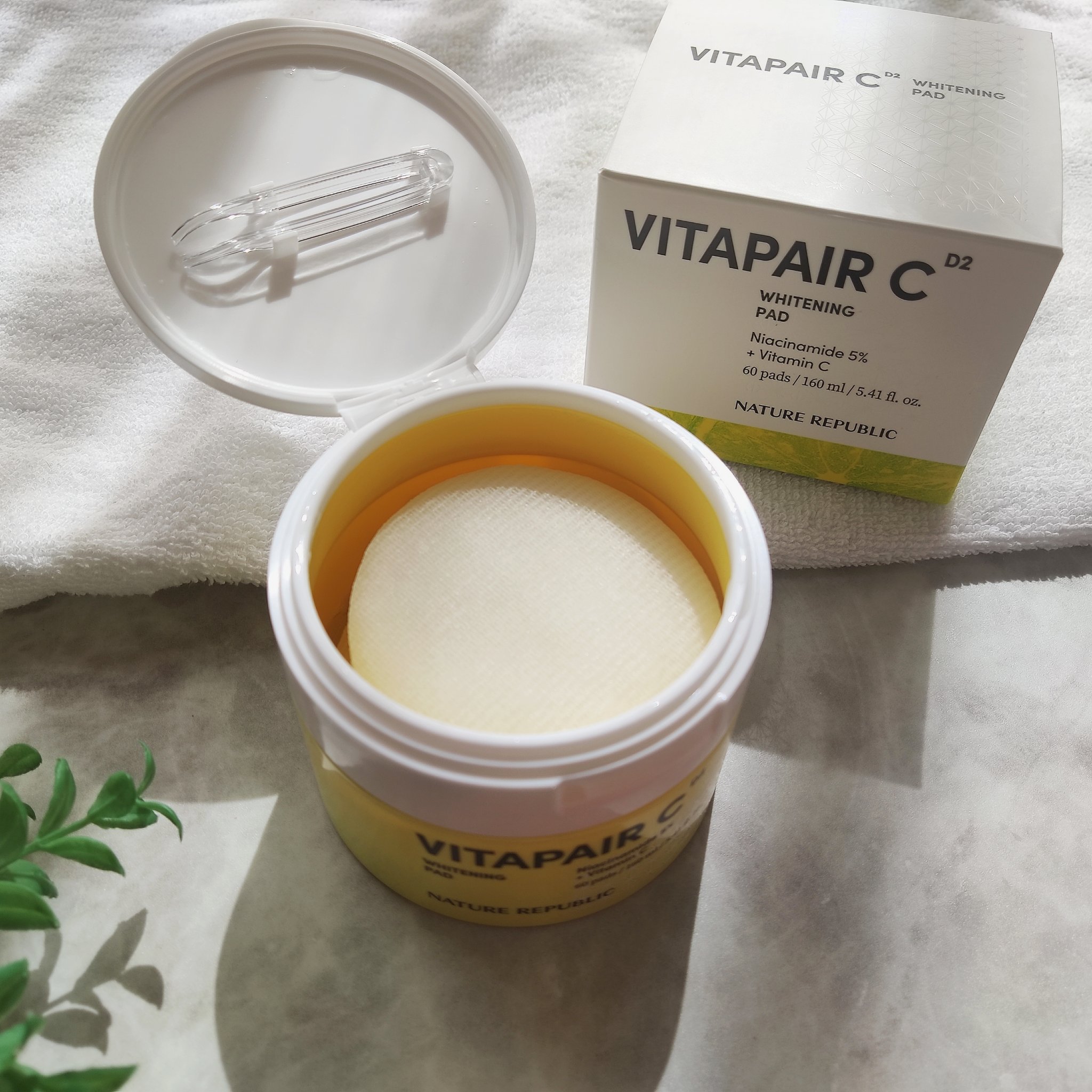 ビタペアC 美容液パッド/ネイチャーリパブリック/トナーパッドを使ったクチコミ（3枚目）